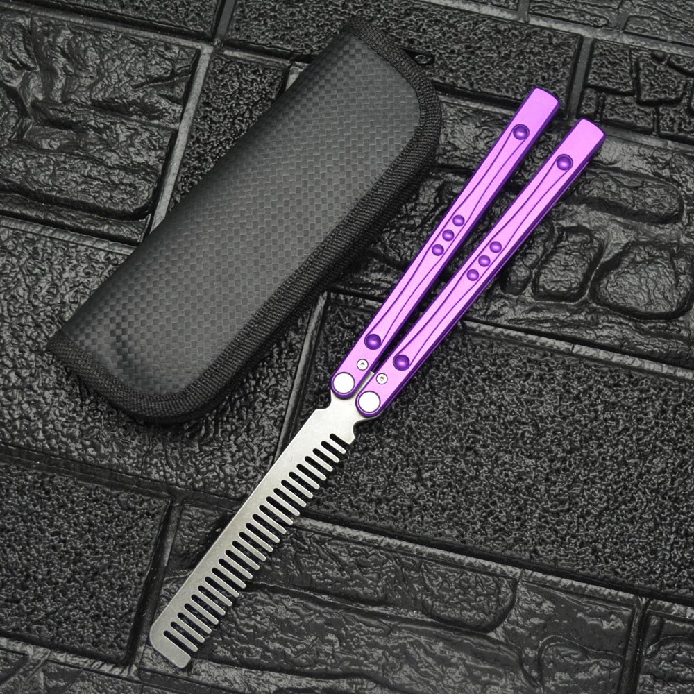 Uncut Fancy Butterfly Knife Trainer (Comb + Bottle opener)