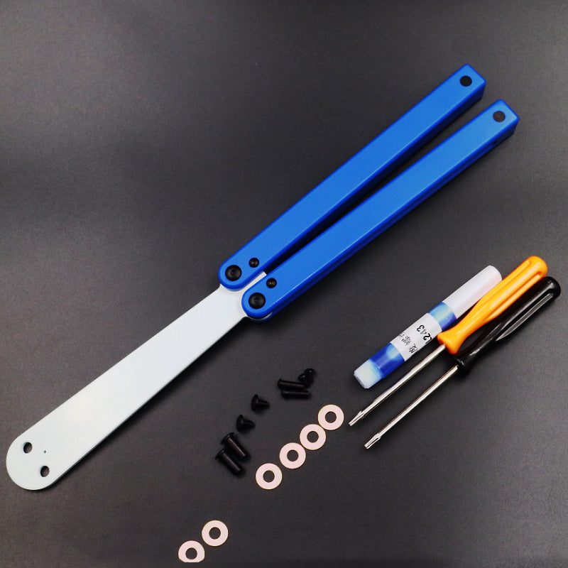 XDYY Squiddy Butterfly Knife Trainer Clone / Blue Squid - Winged Edge - XDYY