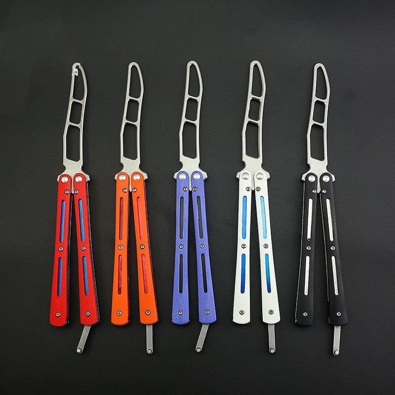 Butterfly Knife Trainer G10 Handle / - Winged Edge - Winged Edge