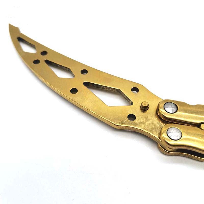 Golden AeroStrike Phantom Edge Butterfly Knife Trainer / - Winged Edge - Winged Edge
