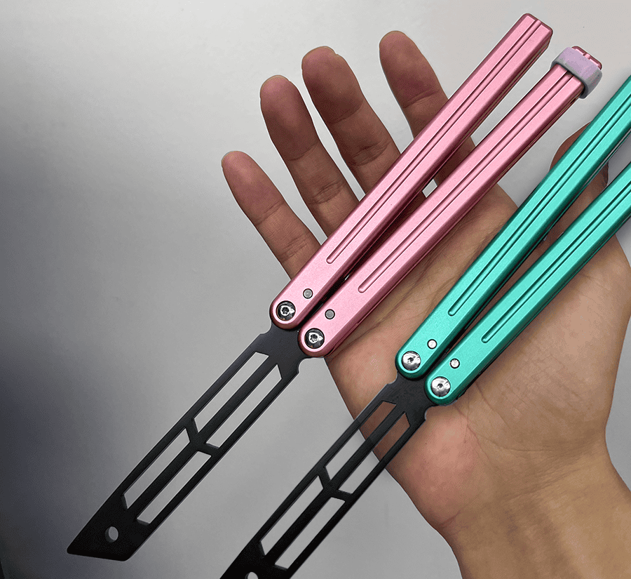 Squid Industries Inked Triton V2 Butterfly Knife Balisong Trainer