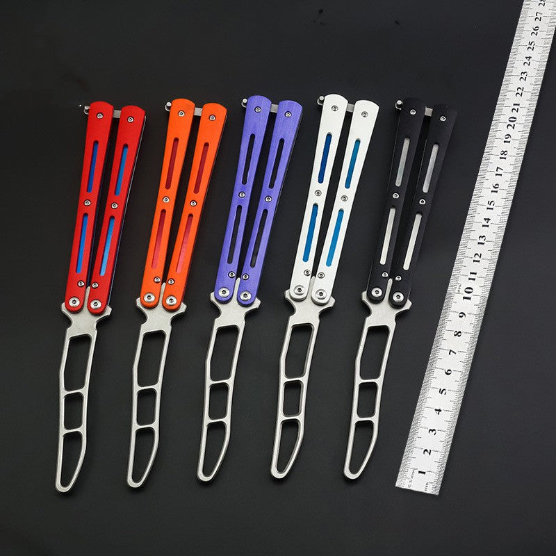 Butterfly Knife Trainer G10 Handle / - Winged Edge - Winged Edge