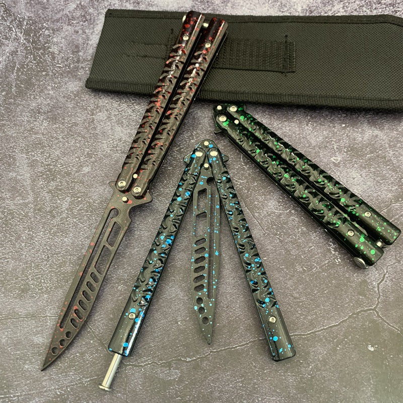 Pattern Galaxy Butterfly Knife Trainer / - Winged Edge - Winged Edge