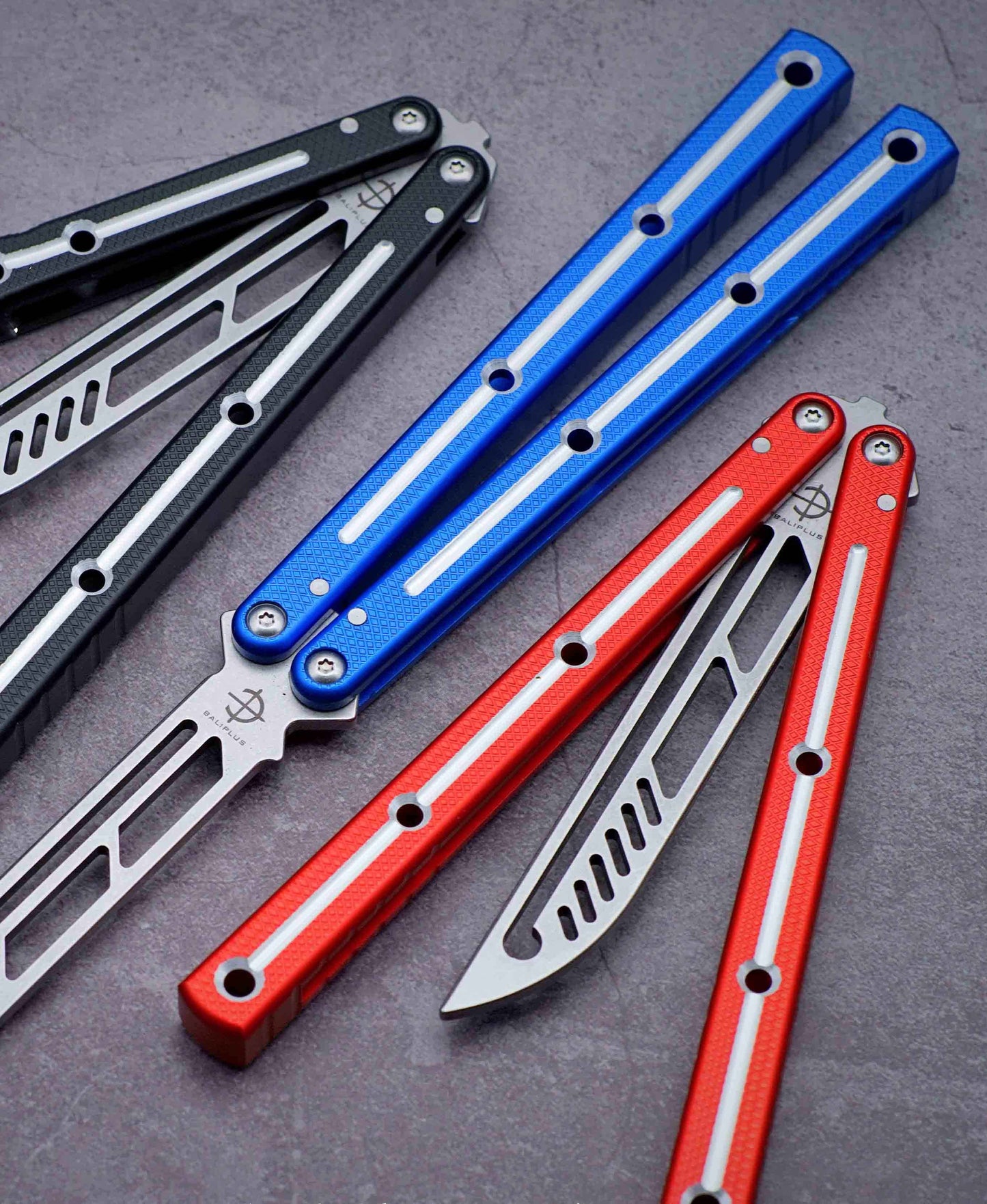 Baliplus Krake Raken (Kraken) V3 Balisong Butterfly Knife Trainer Clone / - Winged Edge - Baliplus