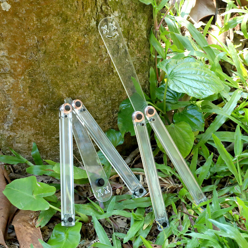 XDYY Jellyfish Balisong Butterfly Knife Trainer / - Winged Edge - XDYY