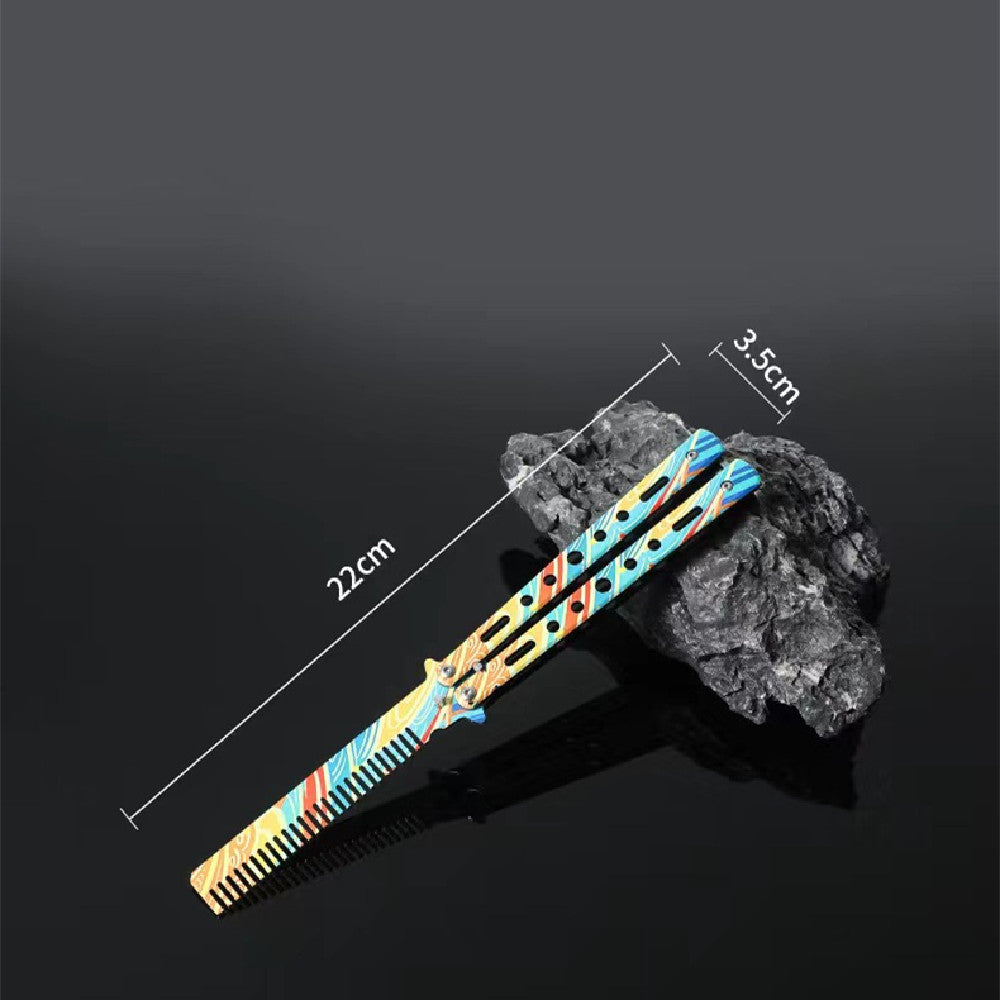 Comb Butterfly Knife Trainer / - Winged Edge - Winged Edge