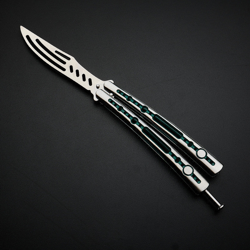 Butterfly Knife Titanium, Bali Shark Butterfly Knife