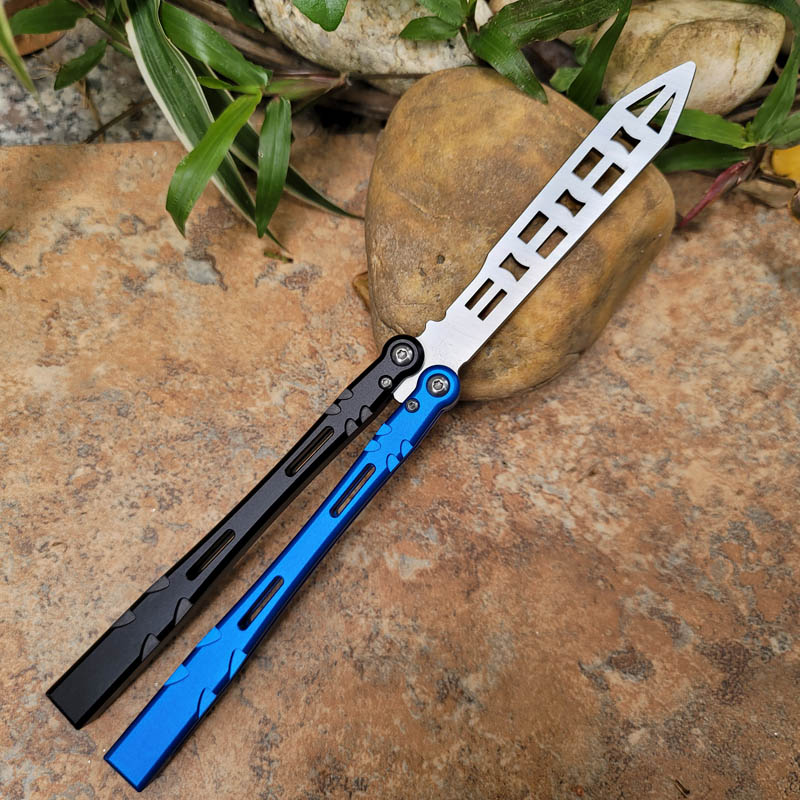 Kitchen Appliances - Winged Edge Spear Point Balisong Butterfly Knife Trainer