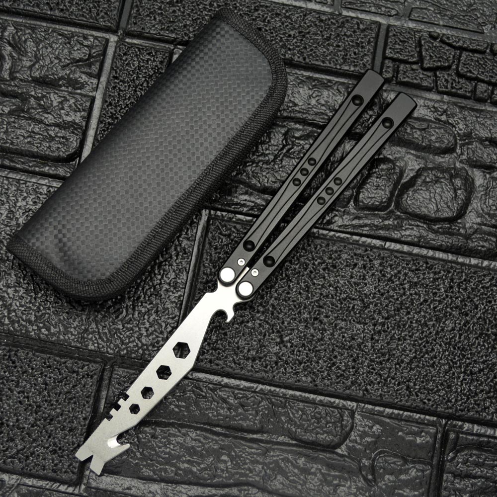 Uncut Fancy Butterfly Knife Trainer (Comb + Bottle opener)