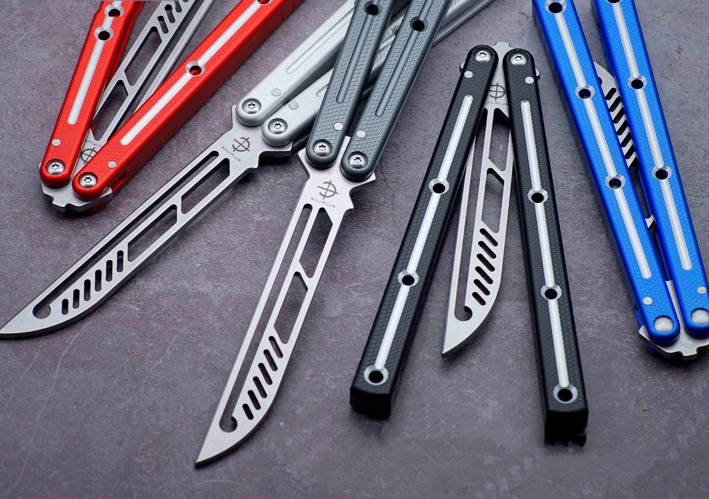 Baliplus Krake Raken (Kraken) V3 Balisong Butterfly Knife Trainer Clone / - Winged Edge - Baliplus