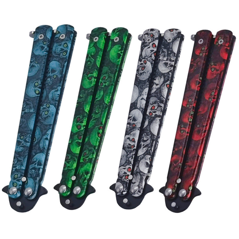 Butterfly Knife Trainer Dull Comb 100% Safe / - Winged Edge - Winged Edge