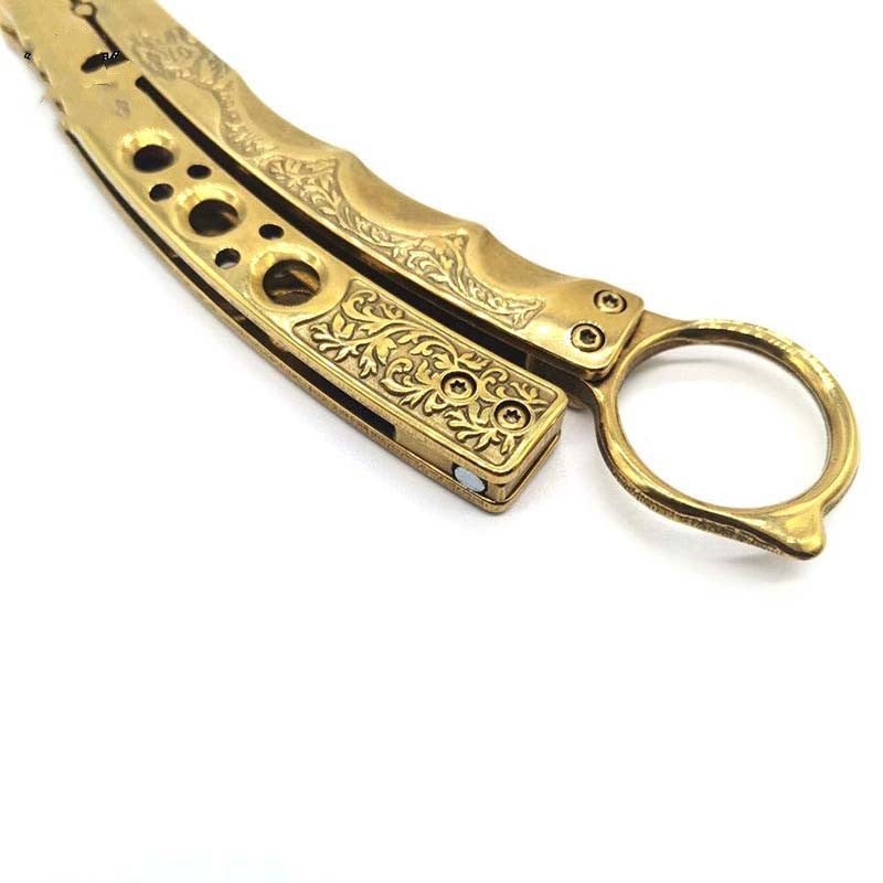Golden AeroStrike Phantom Edge Butterfly Knife Trainer / - Winged Edge - Winged Edge