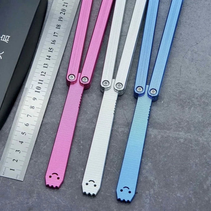 Squid Industries Squiddy-AL Butterfly Knife Balisong Trainer Clone / - Winged Edge - Squid Industries