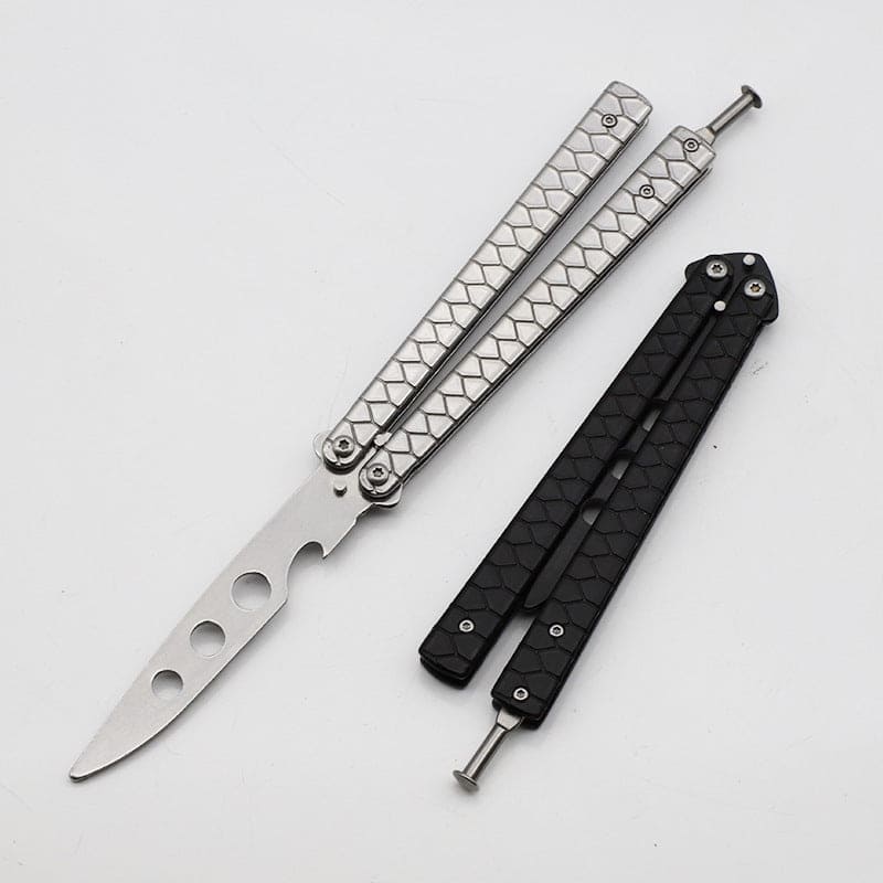 Dull Butterfly Knife Balisong Trainer / - Winged Edge - Winged Edge