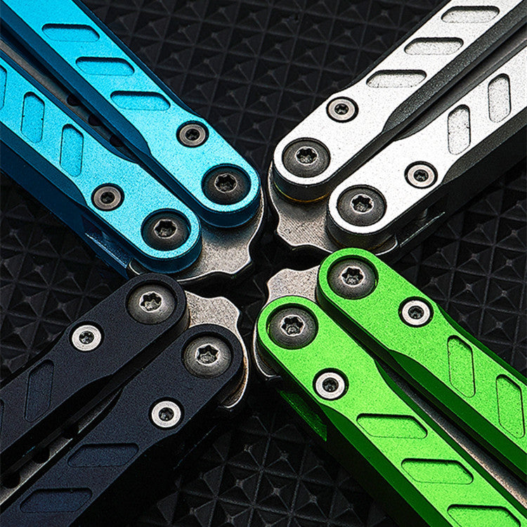 Armed Shark Aluminum Channel Barebones Butterfly Knife Trainer / - Winged Edge - Armed Shark