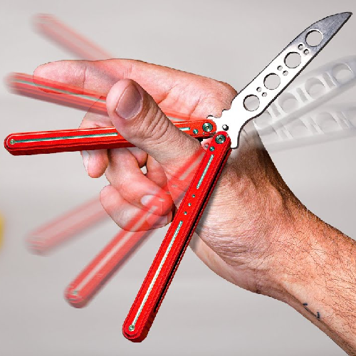 butterfly knife trainer balisong tricks