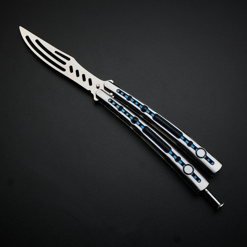 Master the Art of Butterfly Knives Safely with the Armed Shark Thunderbird Butterfly Knife Trainer!