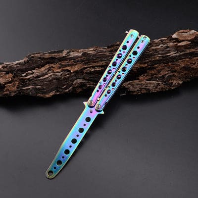 Unsharpened Butterfly Knife Balisong Trainer / - Winged Edge - Winged Edge