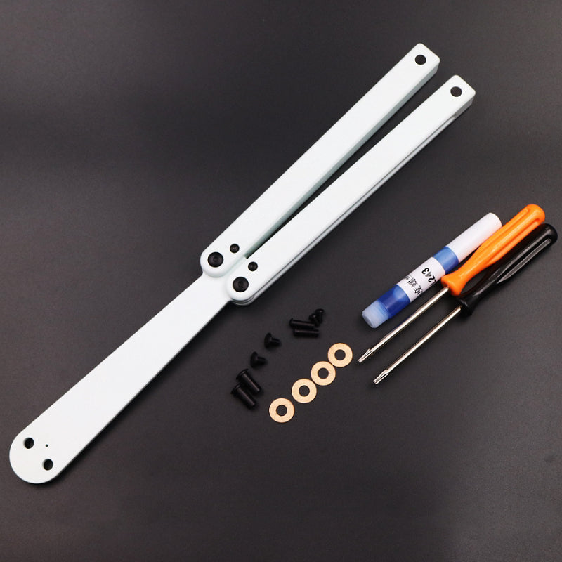 XDYY Squiddy Butterfly Knife Trainer Clone / White Squid - Winged Edge - XDYY