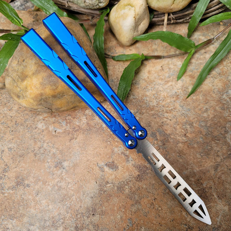 Kitchen Appliances - Winged Edge Spear Point Balisong Butterfly Knife Trainer