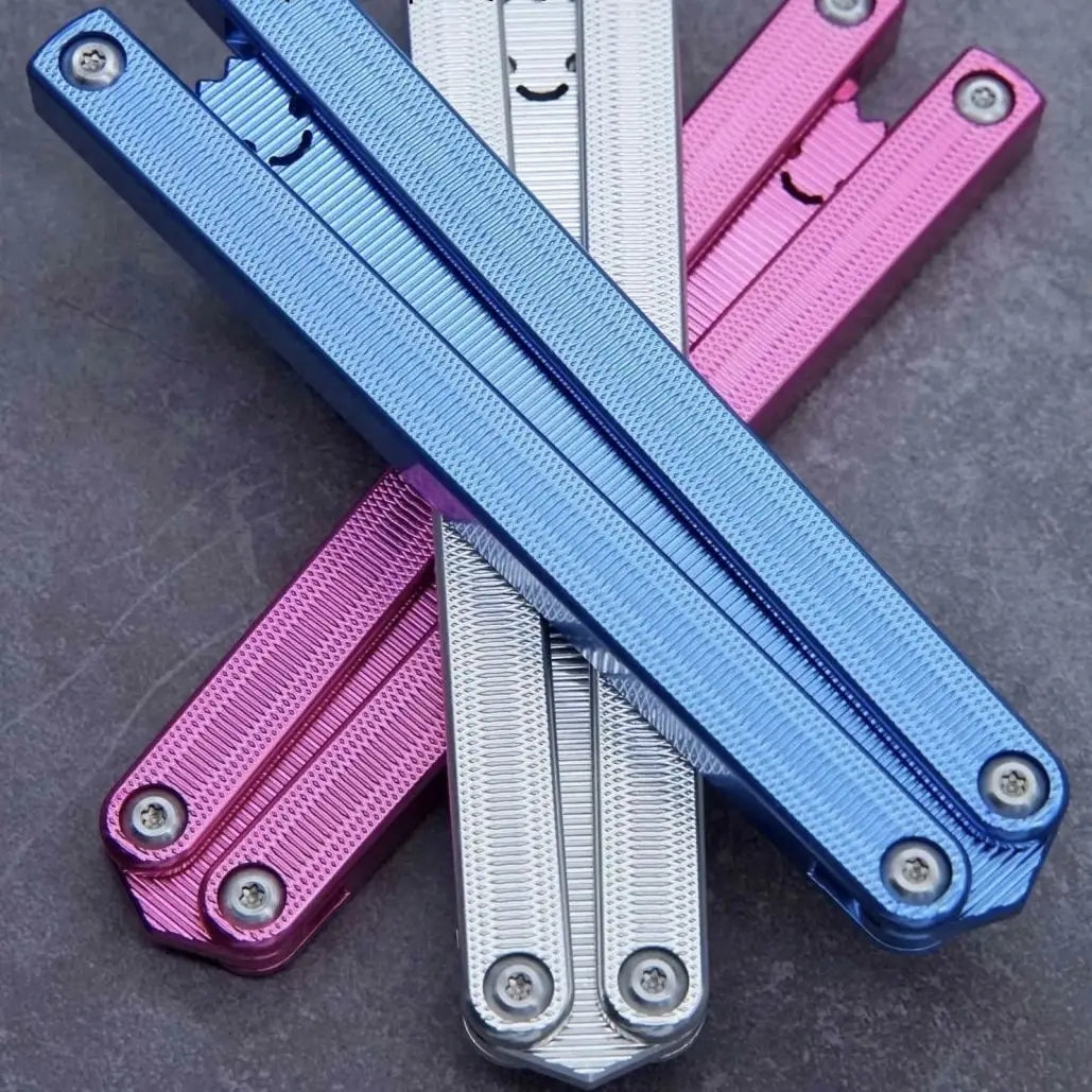 NEW Balisong Butterfly Trainer Practice Knife Aluminum Handle