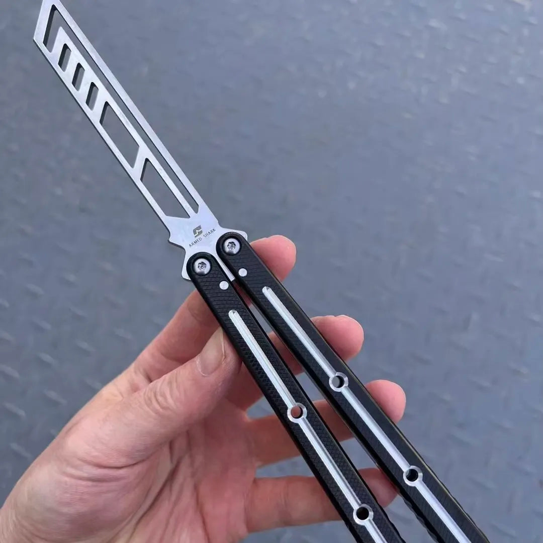 Armed Shark Squid Krake Raken (Kraken) V3 Balisong Trainer Clone 