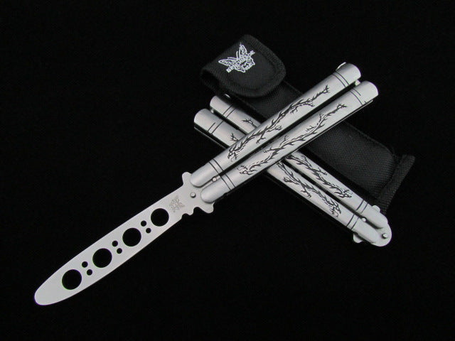 Dull Butterfly Knife Balisong Trainer – Winged Edge Butterfly