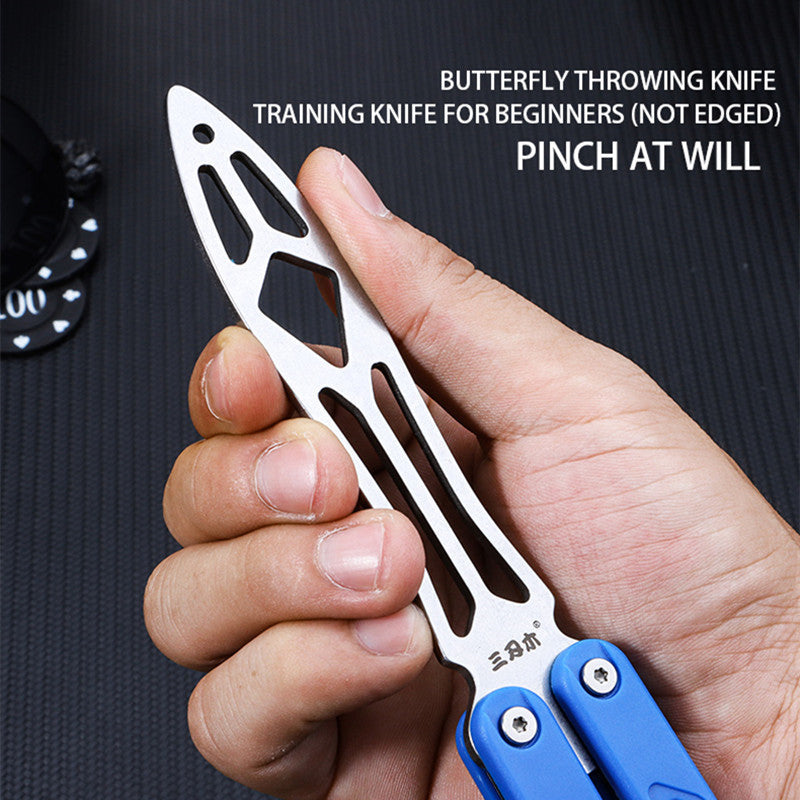 Blade Spin Butterfly Knife Thrower Trainer / - Winged Edge - Winged Edge