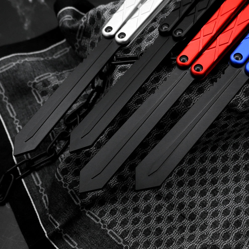 Aluminum Butterfly Knife Trainer - Winged Edge