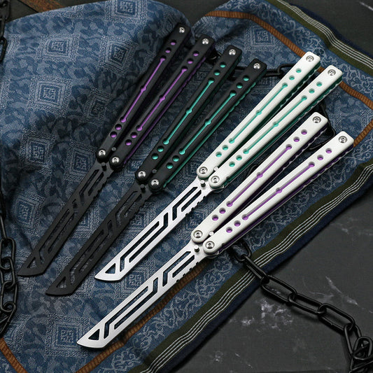 Baliplus Nautilus V2 Butterfly Knife Balisong Trainer / - Winged Edge - Baliplus