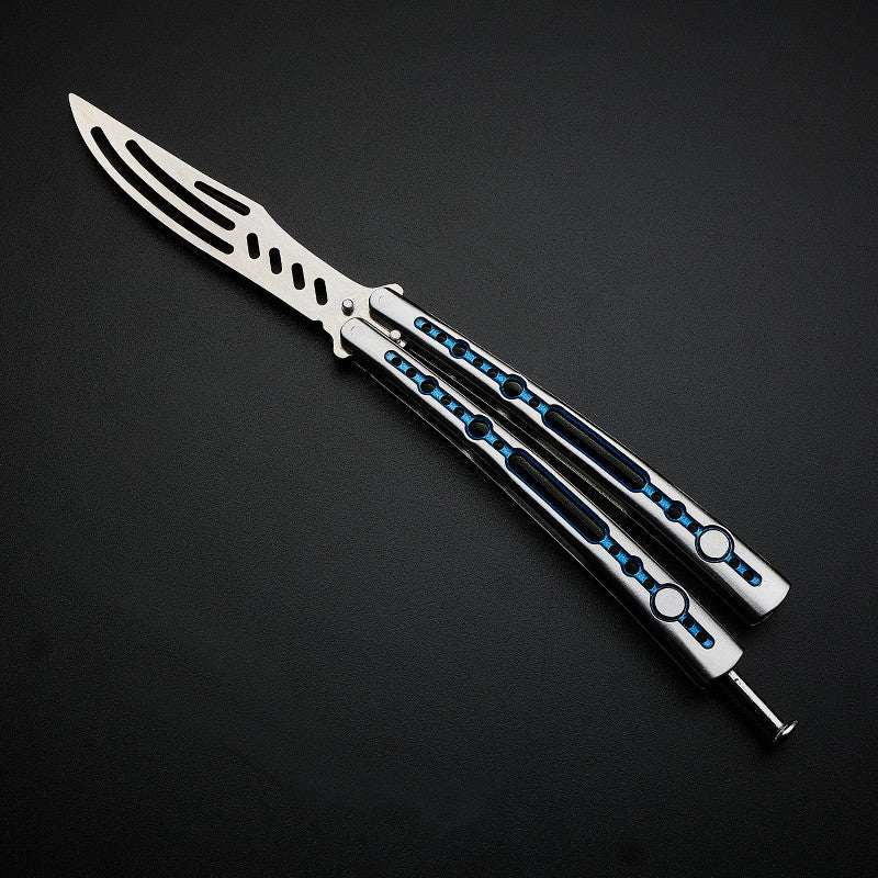 Butterfly Knife Titanium, Bali Shark Butterfly Knife